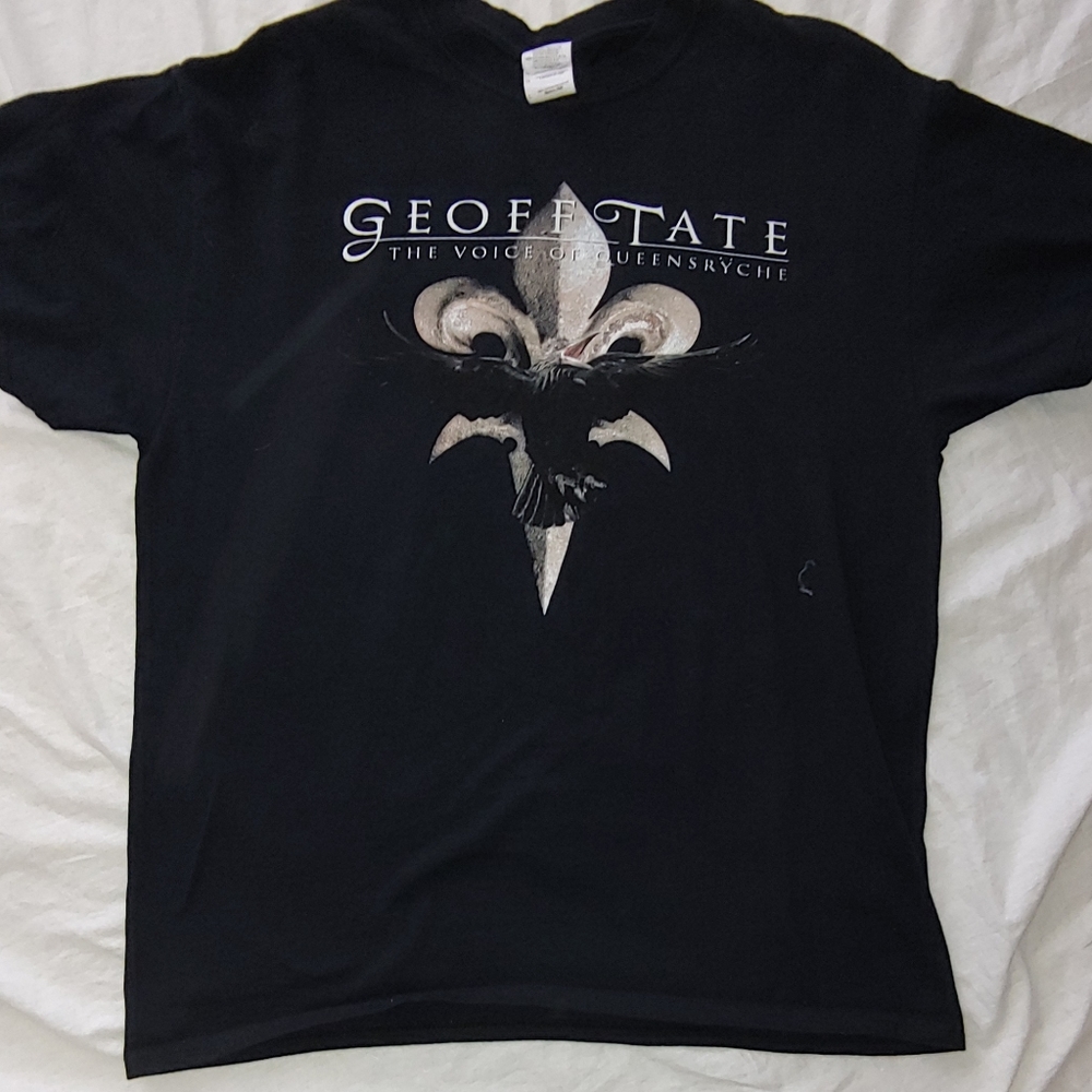 Geoff Tate Vintage Concert Merch The Voice Of Queensryche Black Tee Large
